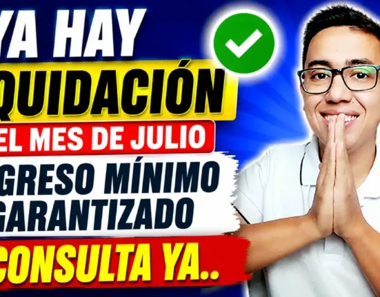 liquidación del mes de julio